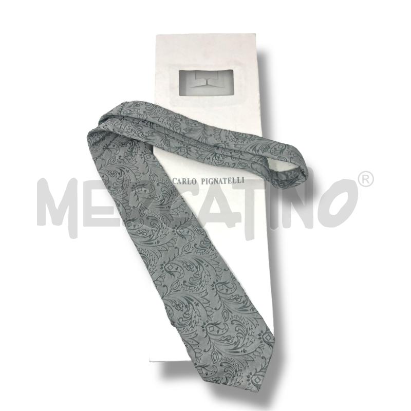 CRAVATTA CARLO PIGNATELLI GRIGIA 94 SETA | Mercatino dell'Usato Rivoli 1