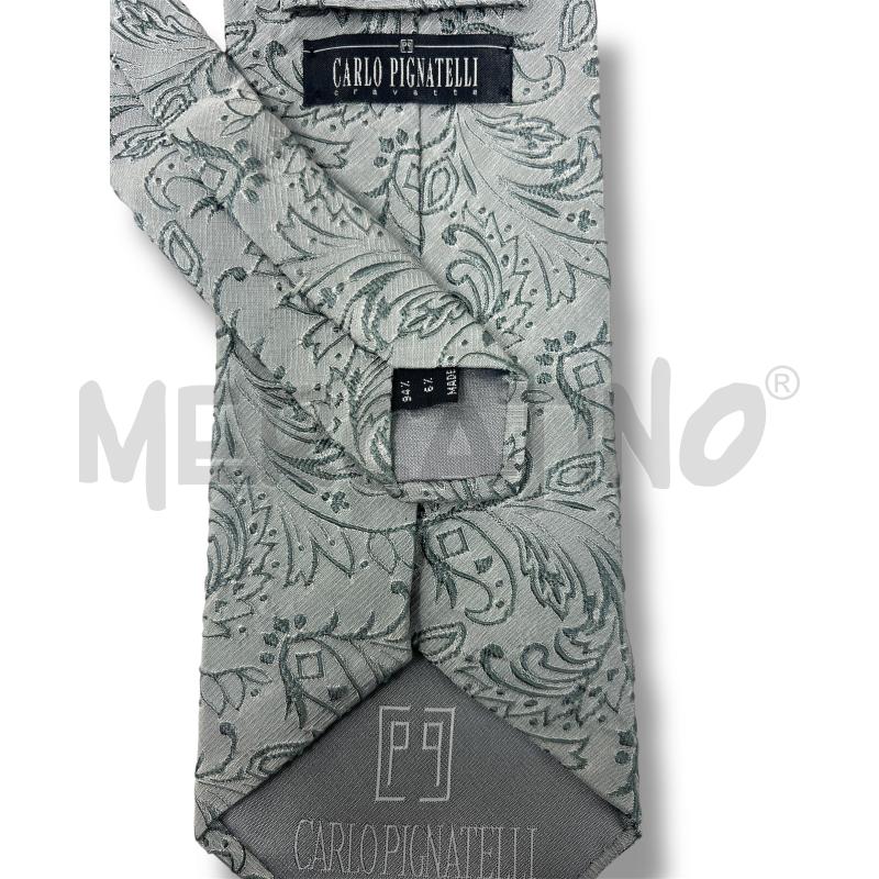 CRAVATTA CARLO PIGNATELLI GRIGIA 94 SETA | Mercatino dell'Usato Rivoli 3
