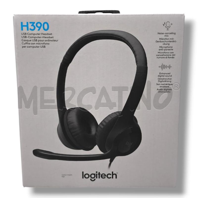 CUFFIE LOGITECH H390 | Mercatino dell'Usato Rivoli 1