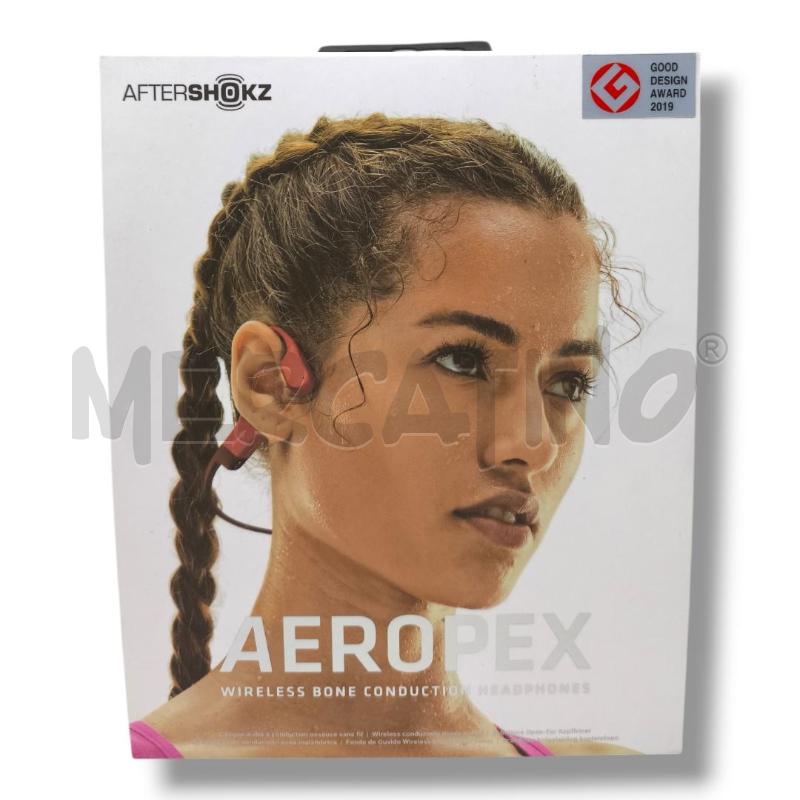 CUFFIE WIRELESS AFTERSHOKZ AEROPEX SOLAR RED AS800 | Mercatino dell'Usato Rivoli 1