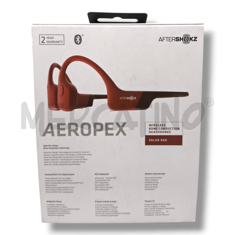 CUFFIE WIRELESS AFTERSHOKZ AEROPEX SOLAR RED AS800 | Mercatino dell'Usato Rivoli 3