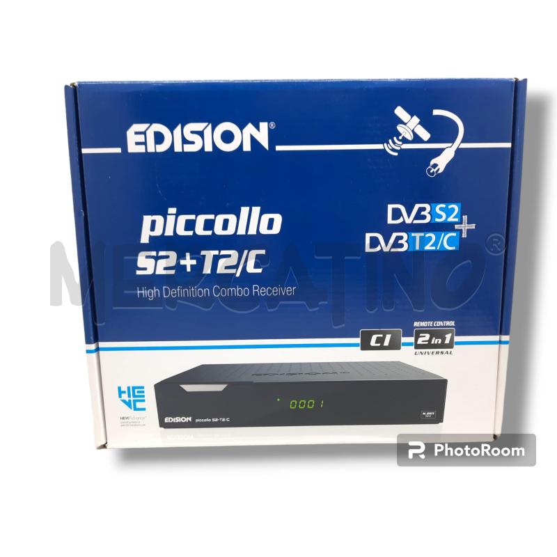 DECODER EDISION COMBO DVB-S2/T2 | Mercatino dell'Usato Rivoli 1