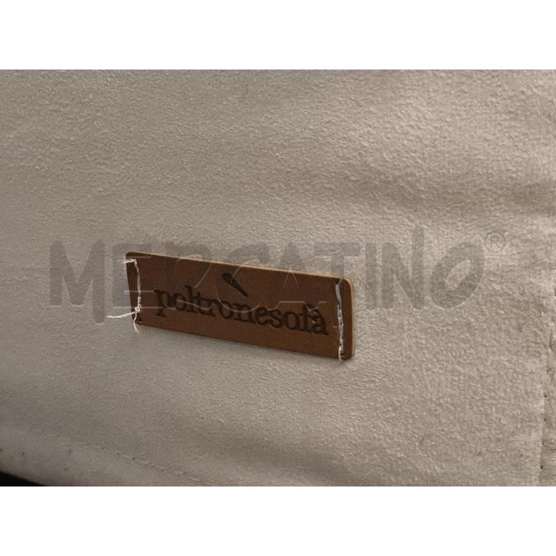 DIVANO POLTRONE E SOFÀ 190X83 BIANCO PANNA  | Mercatino dell'Usato Rivoli 2