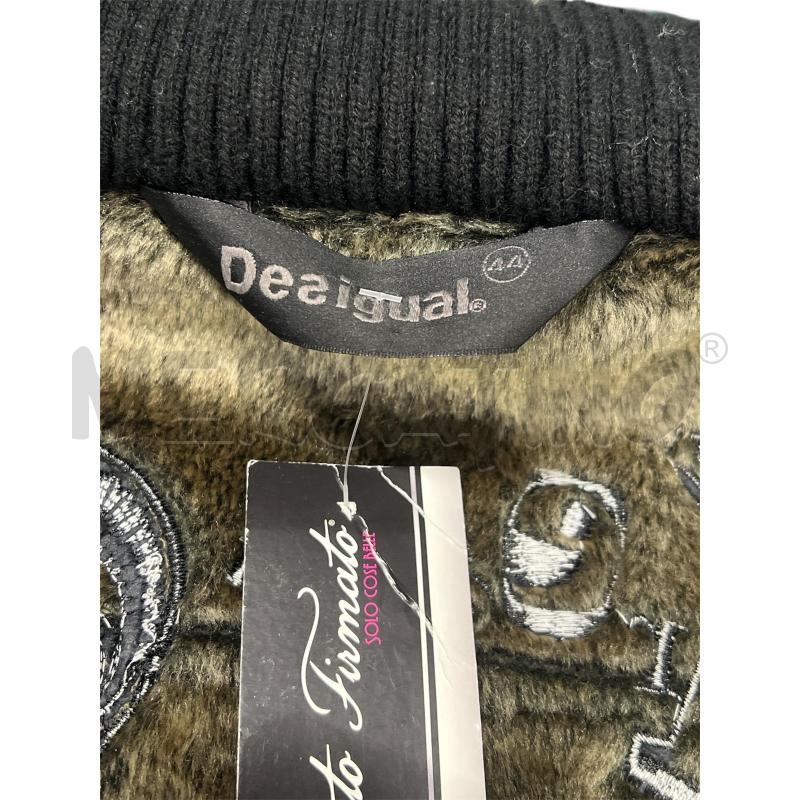 ECOMONTONE DONNA DESIGUAL NERO INTERNO ECOPELO BEIGE | Mercatino dell'Usato Rivoli 4