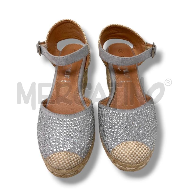 ESPADRILLAS DONNA CAMOMILLA ZEPPA CORDA GRIGIE BRILLANTINI | Mercatino dell'Usato Rivoli 1