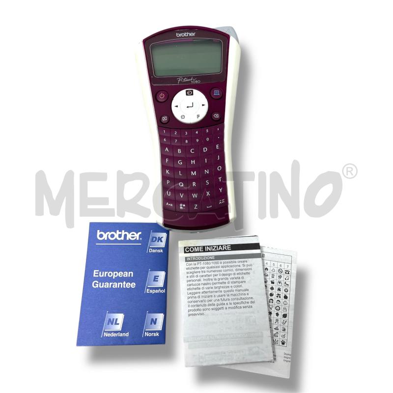 ETICHETTATRICE BROTHER P-TOUCH 1080 | Mercatino dell'Usato Rivoli 1