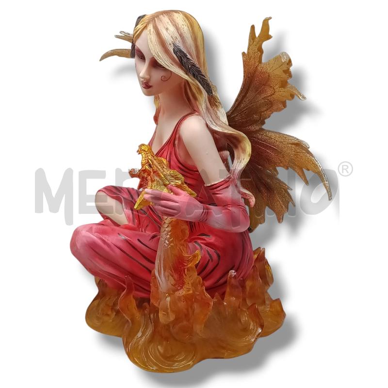 FATA FAIRY LAND CON DRAGONE ROSSO 23 X 25 | Mercatino dell'Usato Rivoli 3