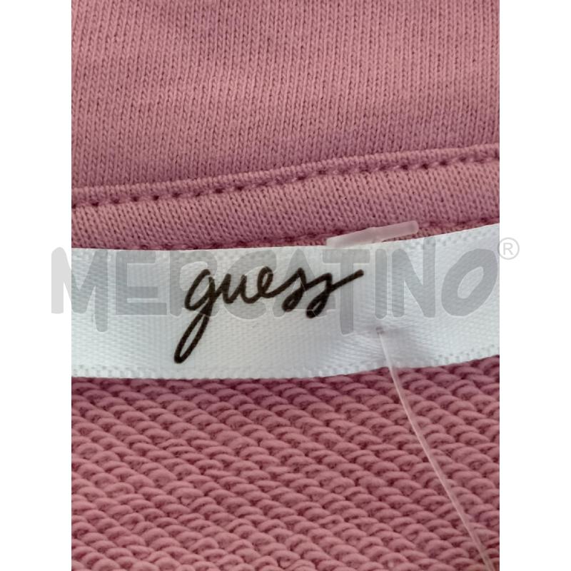 FELPA DONNA GUESS ROSA CANDY ZIP DORATA CAPPUCCIO | Mercatino dell'Usato Rivoli 4