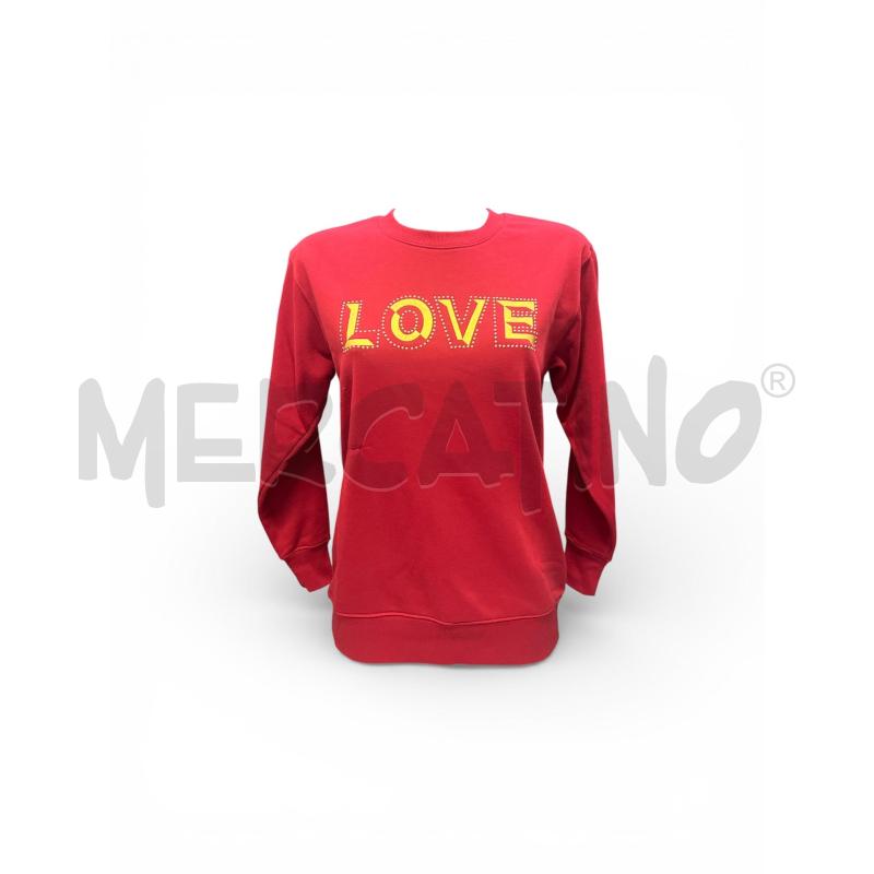 FELPA DONNA MICHAEL KORS ROSSA LOVE DORATO | Mercatino dell'Usato Rivoli 1