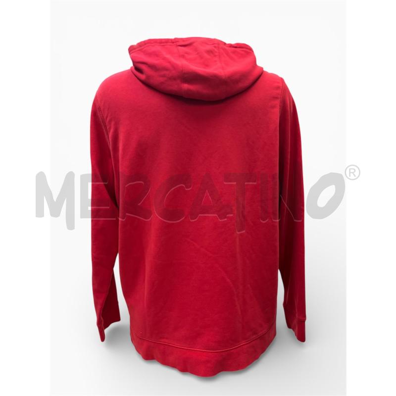 FELPA UOMO JORDAN ROSSA LOGO TASCA FRONTALE | Mercatino dell'Usato Rivoli 2