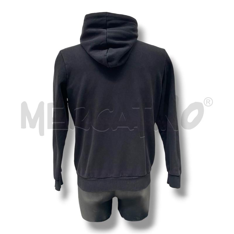 FELPA UOMO PUMA NERA LOGO BIANCO ZIP E CAPPUCCIO | Mercatino dell'Usato Rivoli 2