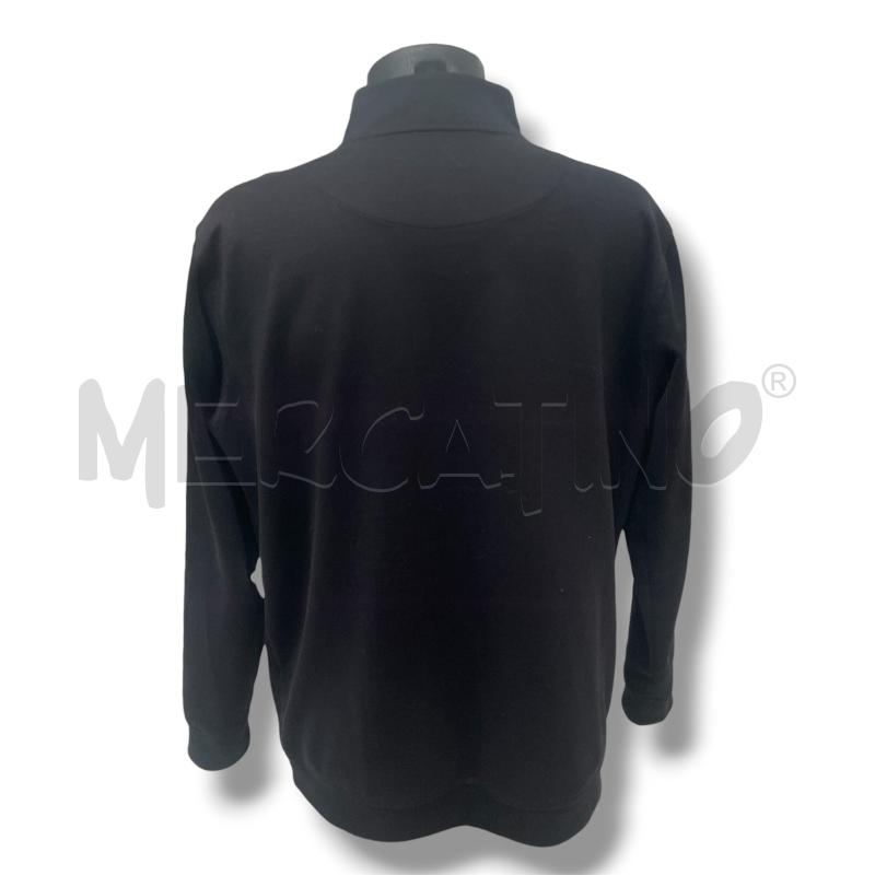 FELPA UOMO STONE ISLAND NERA COLLETTO ZIP | Mercatino dell'Usato Rivoli 3