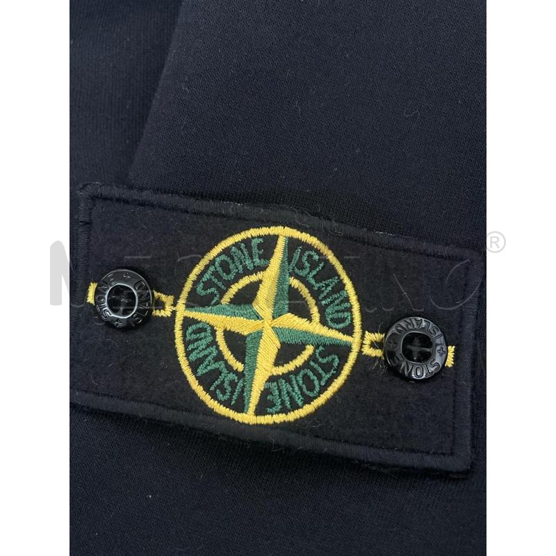 FELPA UOMO STONE ISLAND NERA COLLETTO ZIP | Mercatino dell'Usato Rivoli 5