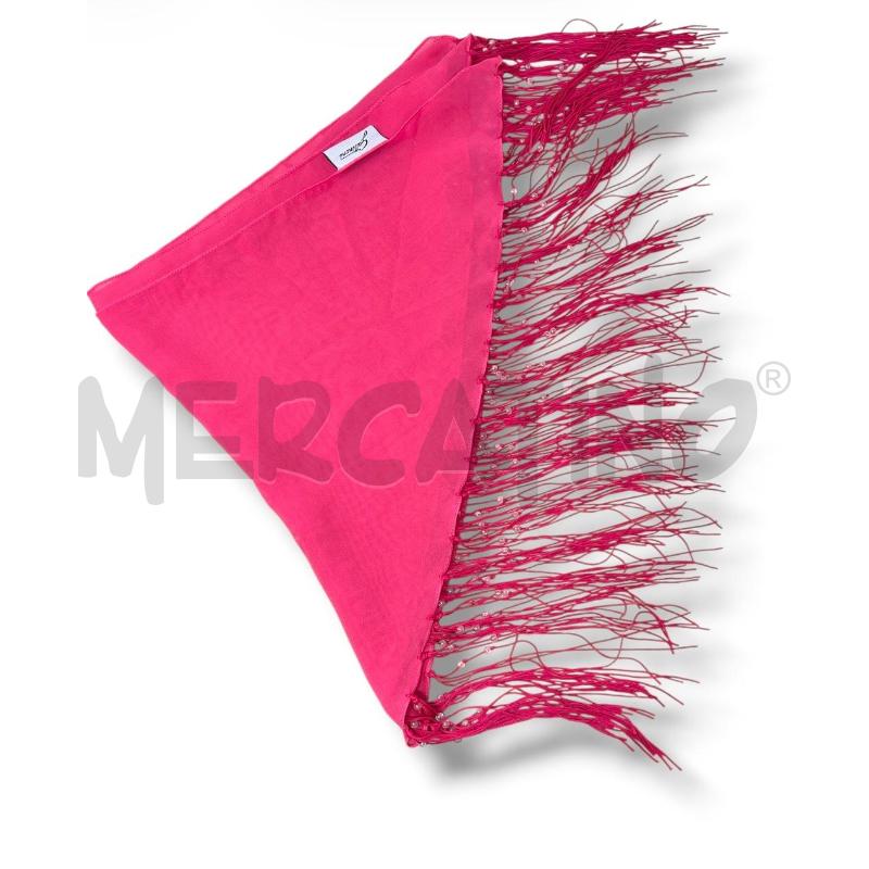 FOULARD GATTINONI FUCSIA FRANGE 140X72 | Mercatino dell'Usato Rivoli 1