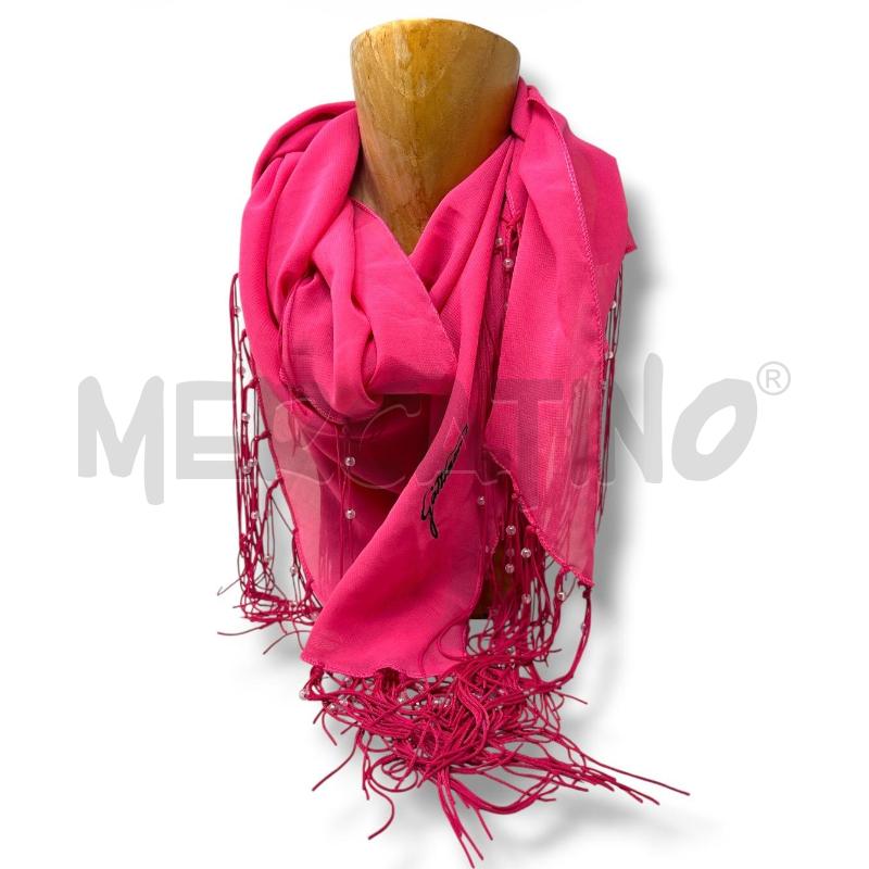 FOULARD GATTINONI FUCSIA FRANGE 140X72 | Mercatino dell'Usato Rivoli 3
