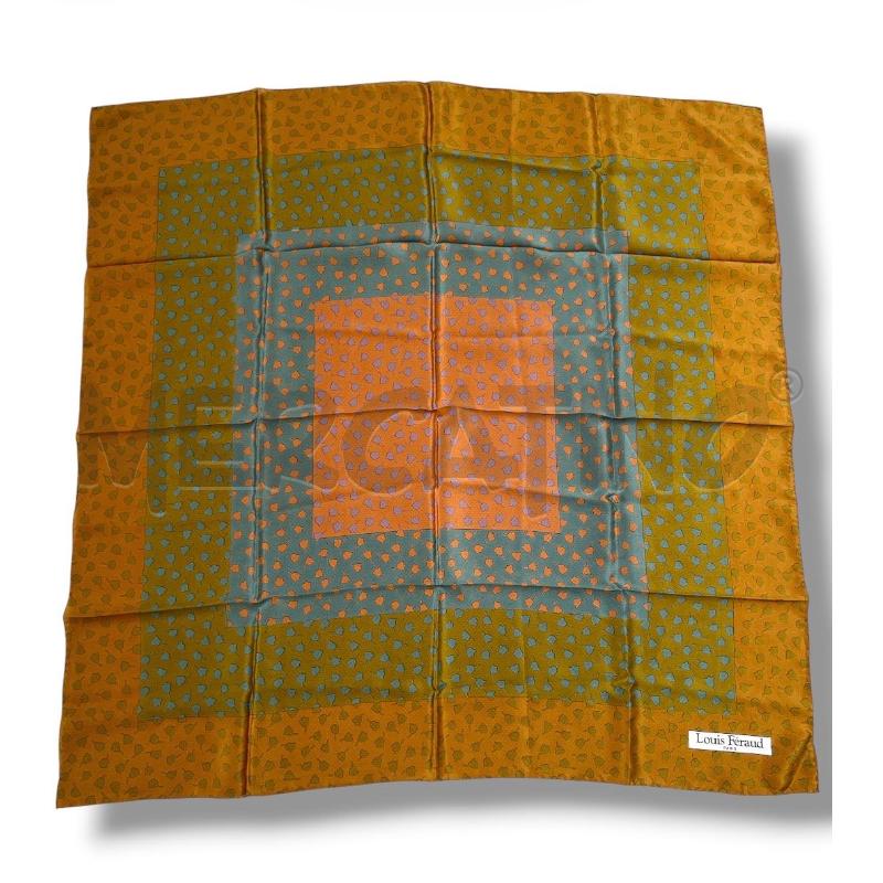 FOULARD LOUIS FERAUD BEIGE FOLIAGE  | Mercatino dell'Usato Rivoli 1