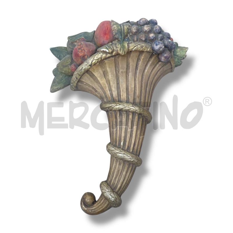 FREGIO DECORATIVO GUBBIO CORNUCOPIA ABBONDANZA CM40.5  | Mercatino dell'Usato Rivoli 1