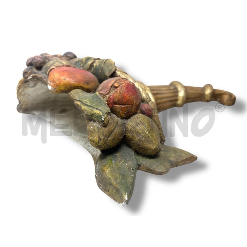 FREGIO DECORATIVO GUBBIO CORNUCOPIA ABBONDANZA CM40.5  | Mercatino dell'Usato Rivoli 3