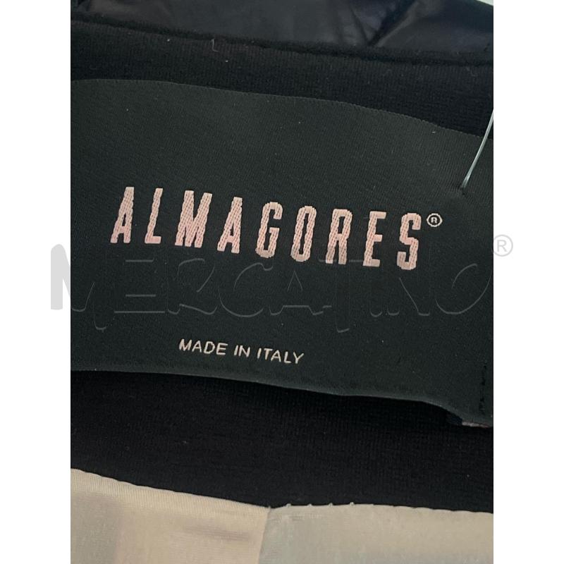 GIACCA DONNA ALMAGORES NERA MANICHE FRANGE  | Mercatino dell'Usato Rivoli 3