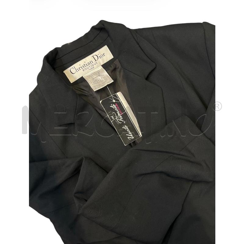 GIACCA DONNA CHRISTIAN DIOR NERA 4 BOTTONI | Mercatino dell'Usato Rivoli 3