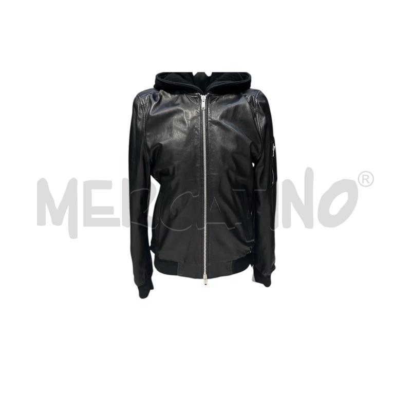 GIACCA DONNA DONDUP PELLE NERA | Mercatino dell'Usato Rivoli 1