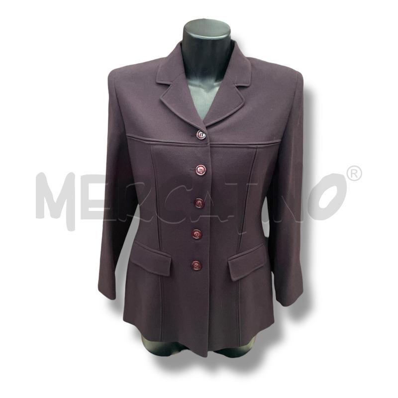 GIACCA DONNA ERNEST LE GAMIN PRUGNA DETTAGLI CUCITURE | Mercatino dell'Usato Rivoli 1