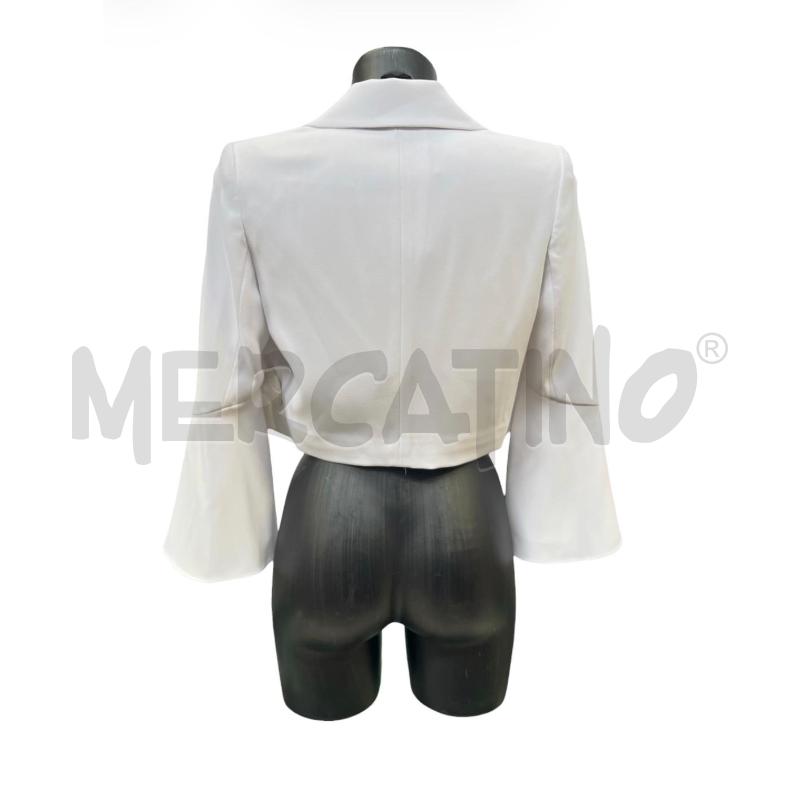 GIACCA DONNA MARCIANO BIANCA MANICHE CAMPANA | Mercatino dell'Usato Rivoli 2