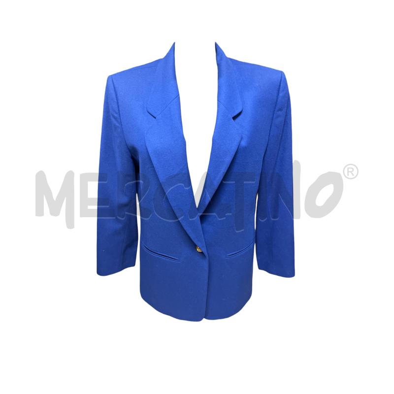 GIACCA DONNA PEND LETON BLU ELETTRICO 100 LANA VERGINE | Mercatino dell'Usato Rivoli 1