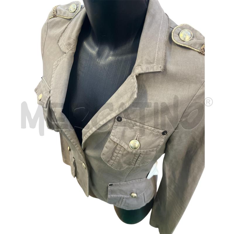 GIACCA DONNA PINKO MISTO LINO TORTORA MODELLO COLONNELLO | Mercatino dell'Usato Rivoli 3