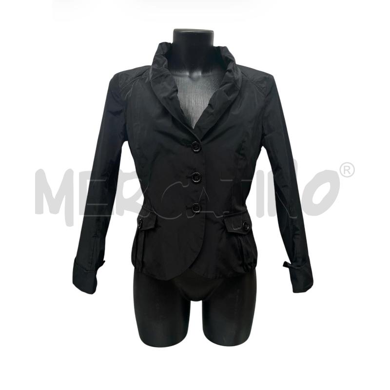 GIACCA DONNA WEEKEND MAX MARA NERA TESSUTO TECNICO | Mercatino dell'Usato Rivoli 1
