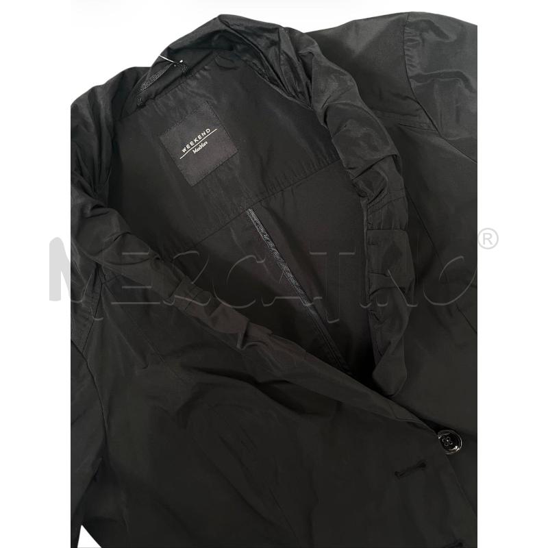 GIACCA DONNA WEEKEND MAX MARA NERA TESSUTO TECNICO | Mercatino dell'Usato Rivoli 3