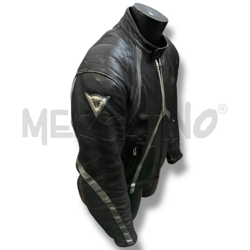 GIACCA MOTO DAINESE PELLE NERA TG.58 | Mercatino dell'Usato Rivoli 2