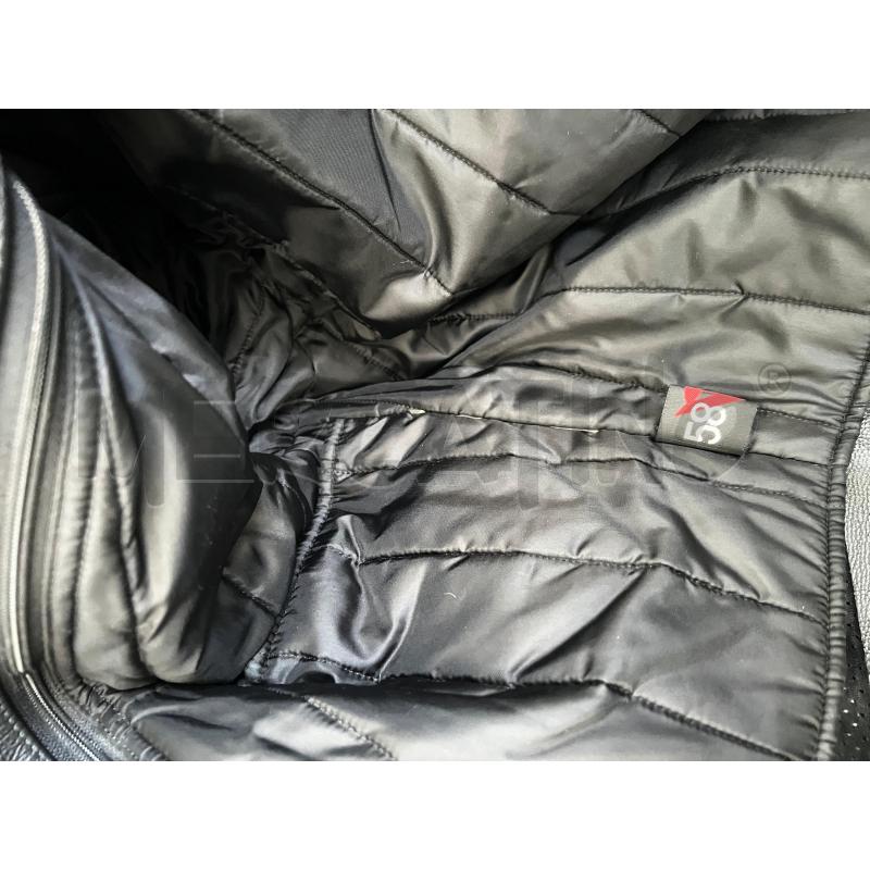 GIACCA MOTO DAINESE PELLE NERA TG.58 | Mercatino dell'Usato Rivoli 4