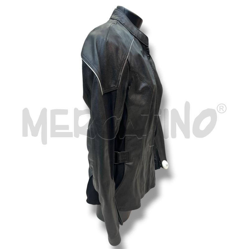 GIACCA MOTO DONNA AKITO PELLE NERA TG.42 | Mercatino dell'Usato Rivoli 2