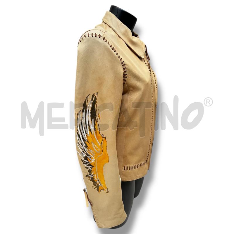 GIACCA MOTO HARLEY DAVIDSON BEIGE TG.M | Mercatino dell'Usato Rivoli 2