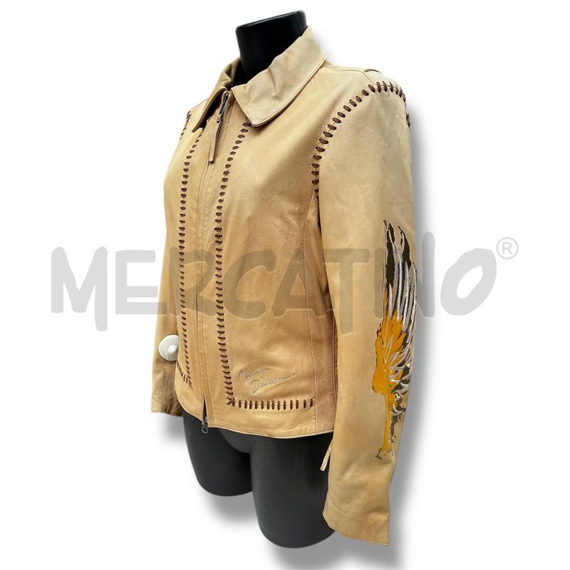 GIACCA MOTO HARLEY DAVIDSON BEIGE TG.M | Mercatino dell'Usato Rivoli 4