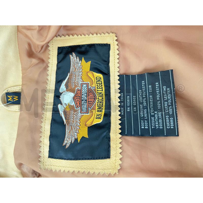GIACCA MOTO HARLEY DAVIDSON BEIGE TG.M | Mercatino dell'Usato Rivoli 5