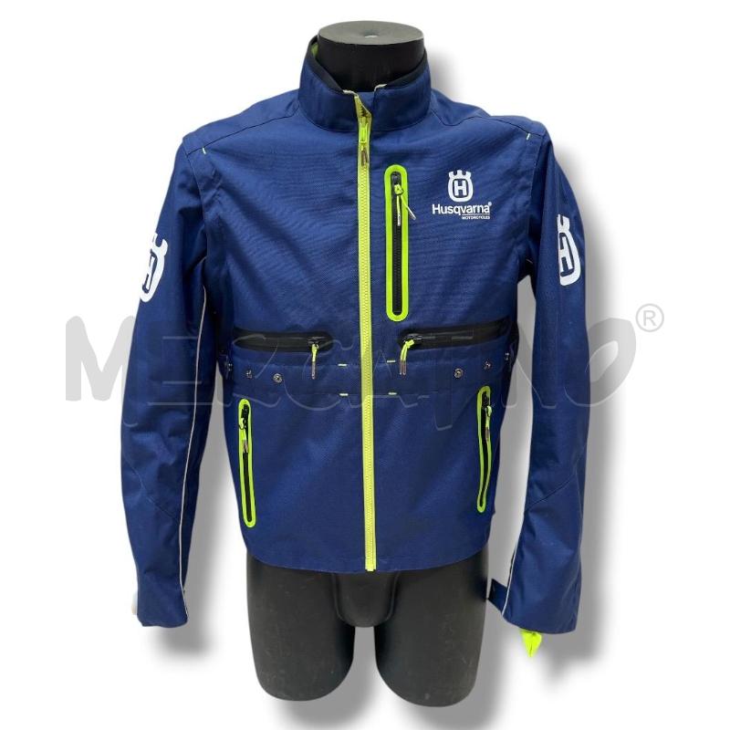 GIACCA MOTO HUSQVARNA BLU TG.48 | Mercatino dell'Usato Rivoli 1