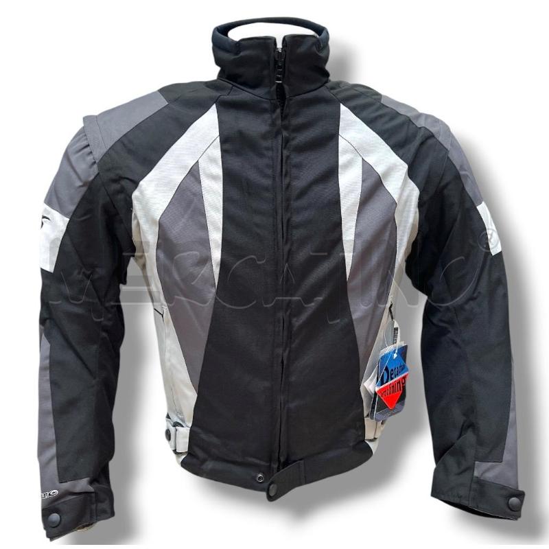 GIACCA MOTO KZERO GRIGIA NERA TG.S | Mercatino dell'Usato Rivoli 1
