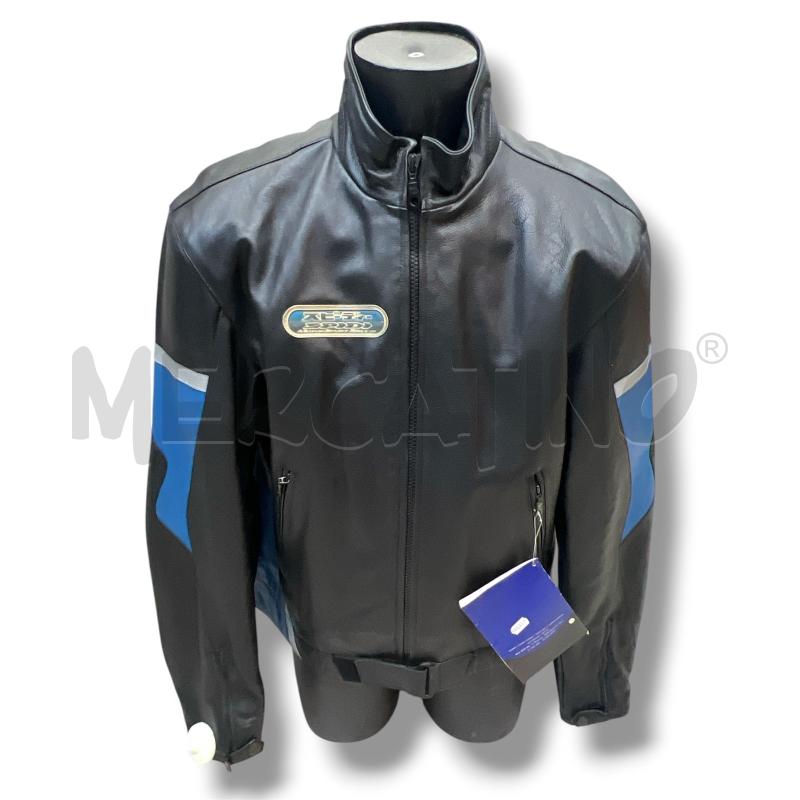 GIACCA MOTO SPIDI NERA BLU PELLE TG.XXL  | Mercatino dell'Usato Rivoli 1