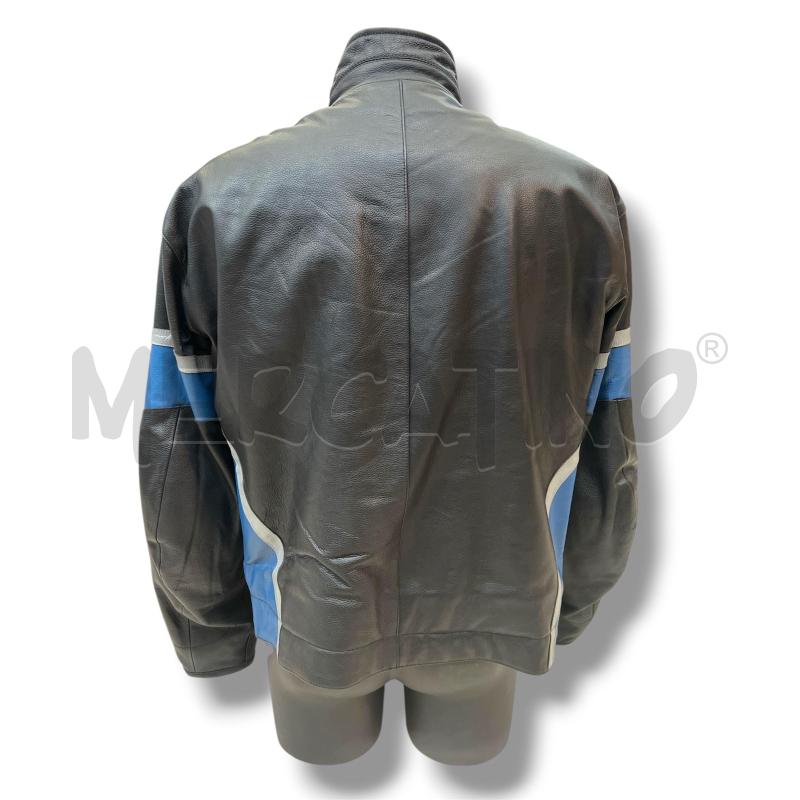 GIACCA MOTO SPIDI NERA BLU PELLE TG.XXL  | Mercatino dell'Usato Rivoli 3