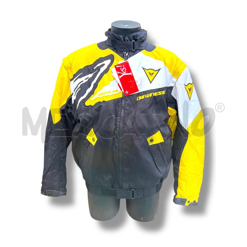 GIACCA SPORT DAINESE NERA GIALLA TG 56 | Mercatino dell'Usato Rivoli 1