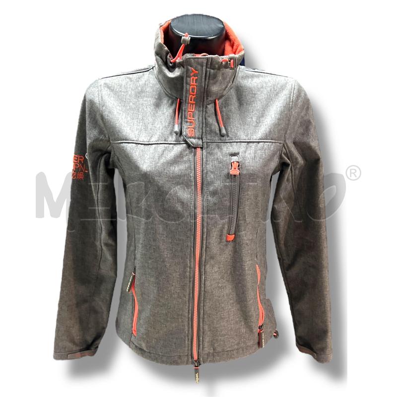 GIACCA SUPERDRY GRIGIA CORALLO TG.S | Mercatino dell'Usato Rivoli 1