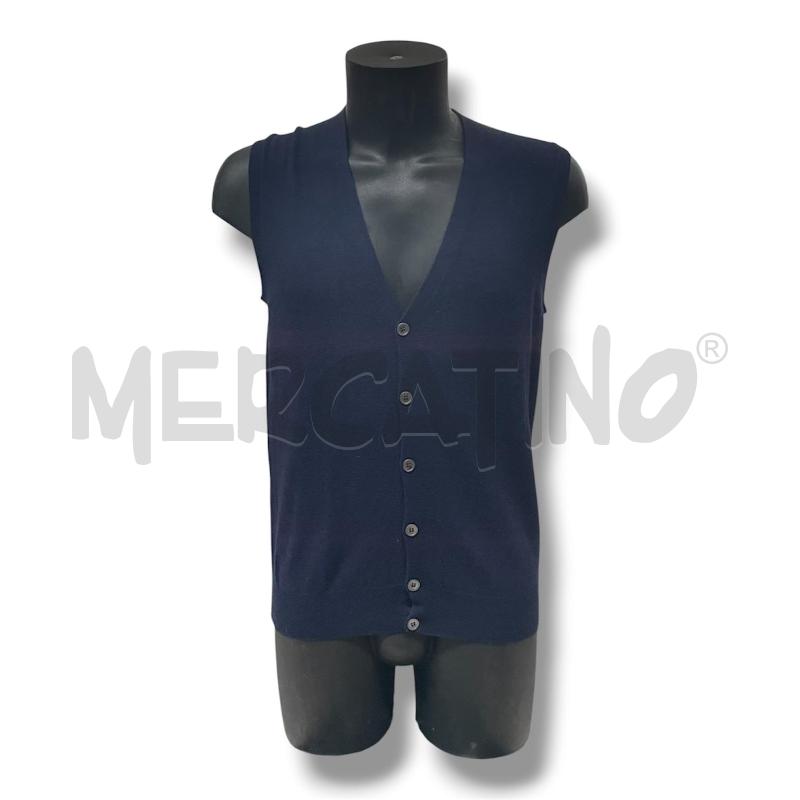 GILET UOMO BOGGI BLU NAVY 100LANA | Mercatino dell'Usato Rivoli 1