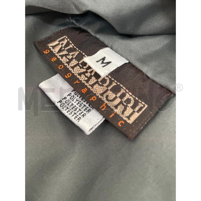 GILET UOMO NAPAPIJRI BLU NAVY PROFILO VERDE  | Mercatino dell'Usato Rivoli 3