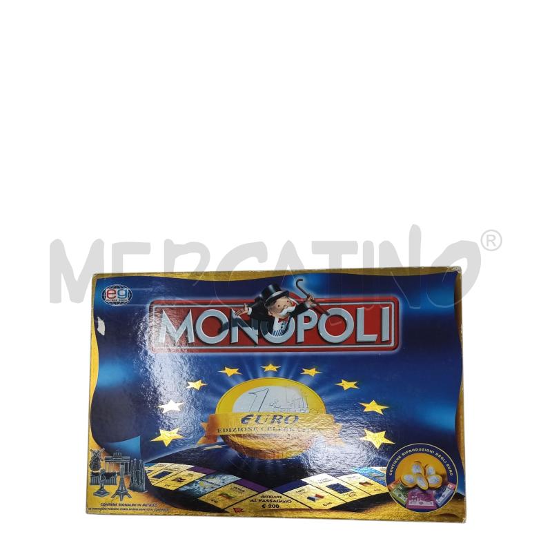 GIOCO MONOPOLI EURO EDIZIONE CELEBRATIVA | Mercatino dell'Usato Rivoli 2