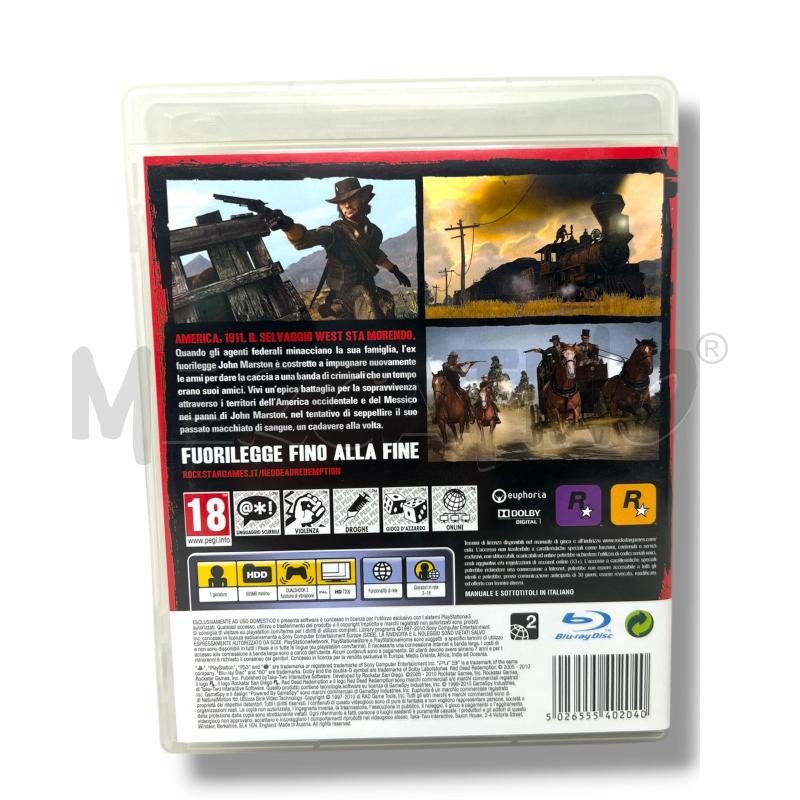 GIOCO PS3 RED DEAD REDEMPTION | Mercatino dell'Usato Rivoli 3