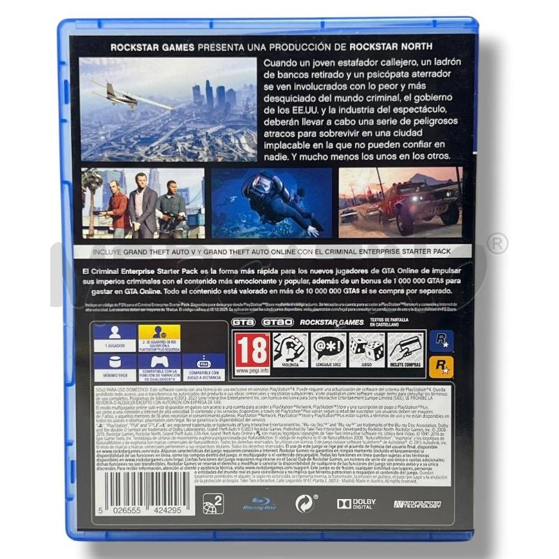 GIOCO PS4 GTA V | Mercatino dell'Usato Rivoli 2