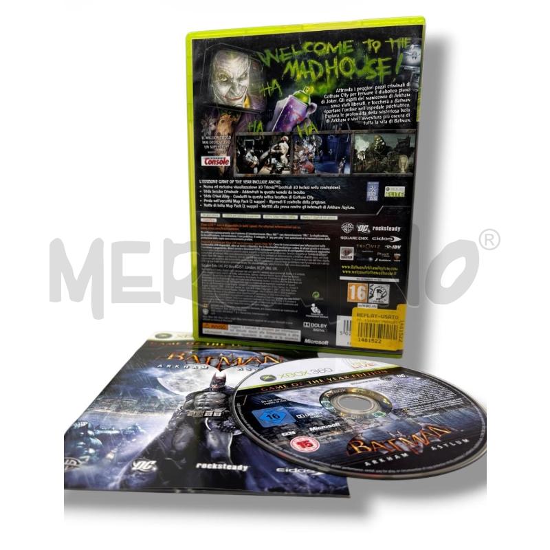 GIOCO XBOX 360 BATMAN ARKHAM ASYLUM | Mercatino dell'Usato Rivoli 2