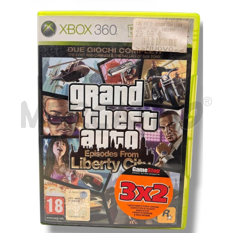 GIOCO XBOX 360 GTA EPISODES FROM LIBERY CITY | Mercatino dell'Usato Rivoli 1